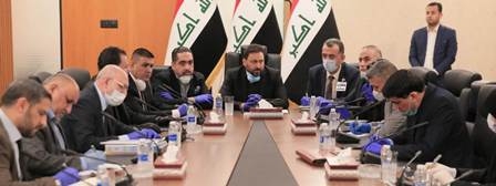 وفد خلية الأزمة النيابية برئاسة الكعبي يصل أربيل